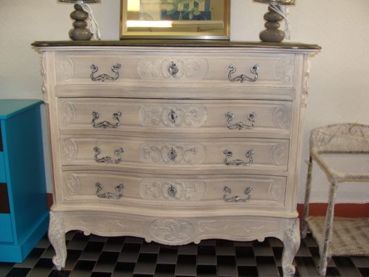 commode louis XV en noyer